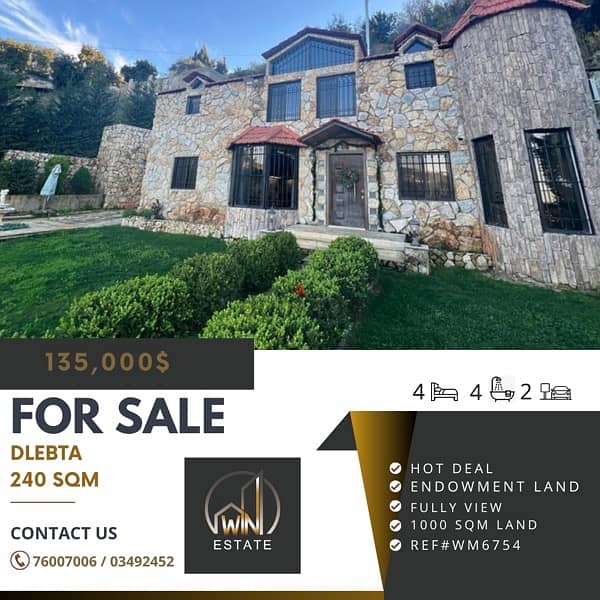 villa for sale in Dlebta keserouan 0