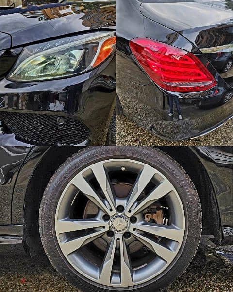 MERCEDES BENZ C300 AMG 4MATIC 99000 MILES 2015 اجنبية خارقة 6