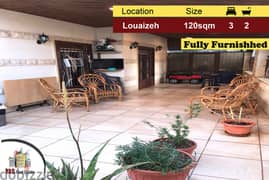 Baabda/Louaizeh 120m2 | 60m2 Terrace | Furnished | Prime Location |PA 0