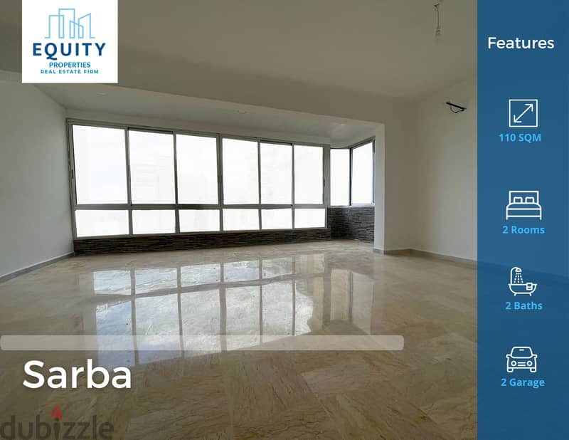 110 SQM Apartment For Sale In Sarba شقة للبيع في صربا #RK87077 0