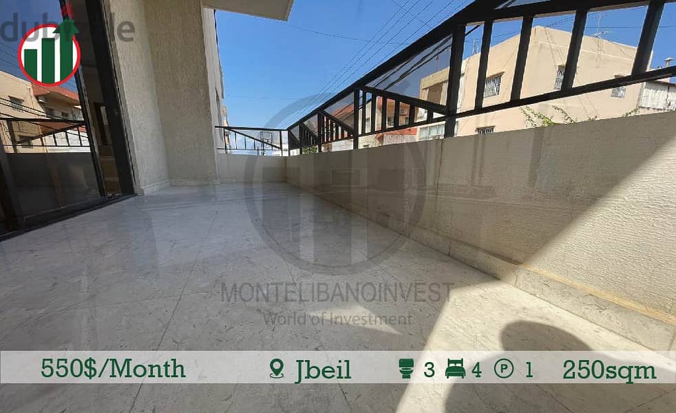 Semi-Furnished Apartment for Rent in Jbeil !! 1