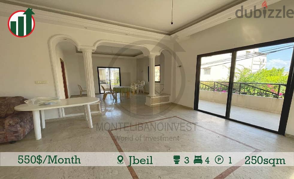 Semi-Furnished Apartment for Rent in Jbeil !! 6