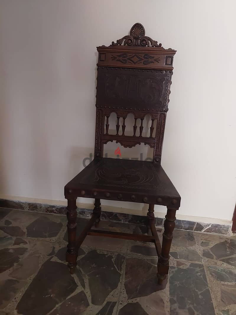 Antique high quality wooden dining table 1