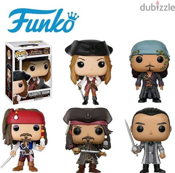 Pirates Of The Caribbean Funko Pops 0