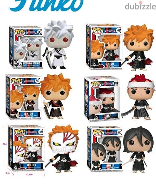 Original Bleach Funko Pops 0