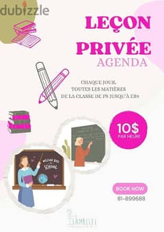 teaching priivate lessons agenda