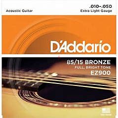 D'addario Acoustic Guitar Strings 0