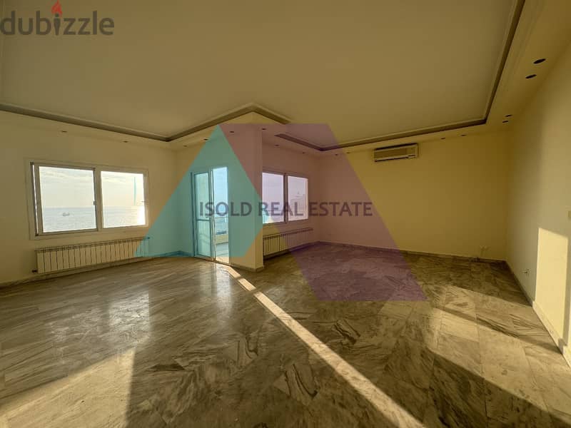 A 175 m2 apartment having a panoramic sea view for sale in Dbaye 1