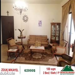 62000$!! Apartment for sale in Zouk Mikayel 0