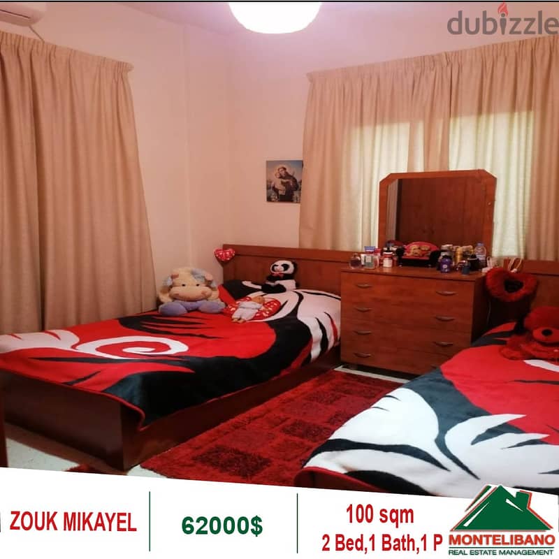 62000$!! Apartment for sale in Zouk Mikayel 3