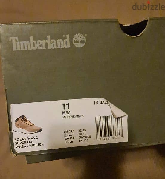 Timberland solar wave super OX shoes 6