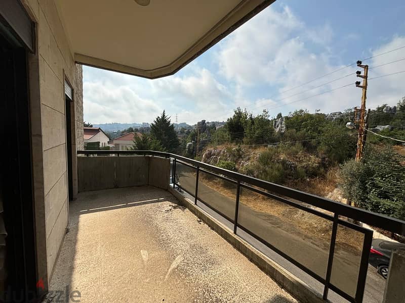 Faytroun | Furnished/Equipped 110m² | Prime Location | Balcony | View 3