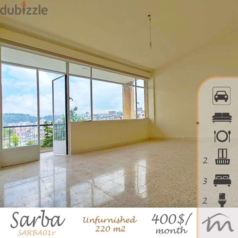 Sarba | Spacious 3 Bedrooms Apartment | Huge Balcony | 220m² 0