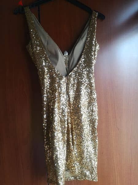 for sale gold short dress 1