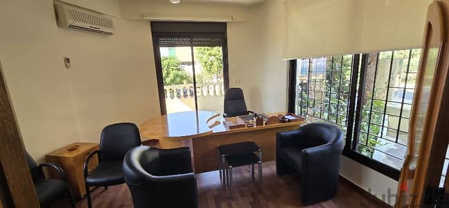 zouk mosbeh office 65m 3 rooms and reception furnished