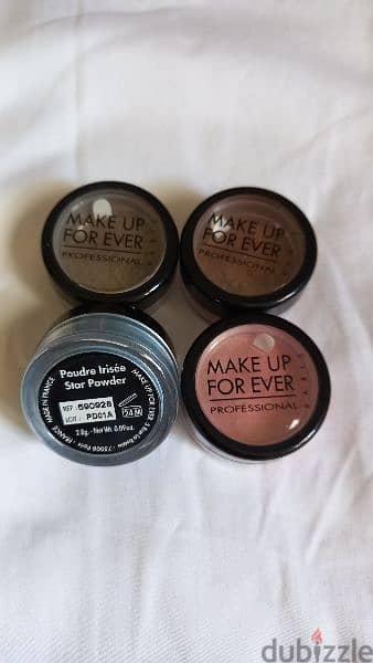 Make up for ever Eye shadows and glitters and star powder 1