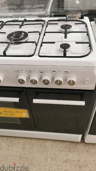 Gas Cooker Boreal 90cm White 3