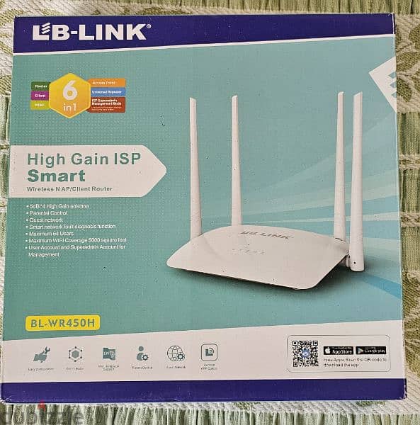 wirless internet mikrotik sxtsq lite5  + router lb link 9