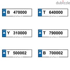 special 6 digits plates 0