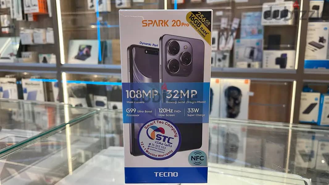 Tecno Spark 20 Pro 8+8/256gb Black 0