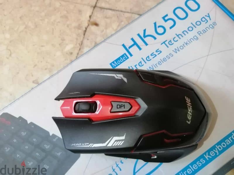 used like new keyboard & mouse wireless مستعملين شي بسيط 4