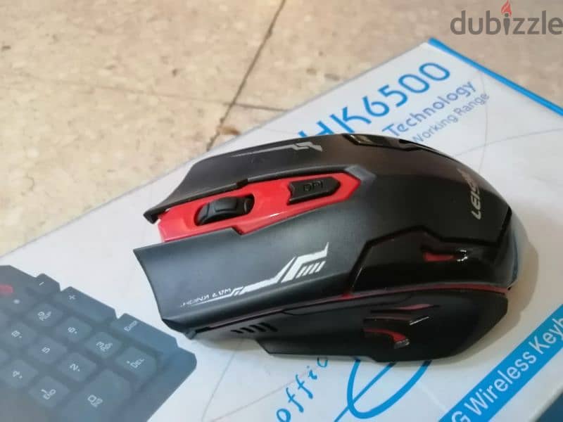 used like new keyboard & mouse wireless مستعملين شي بسيط 5