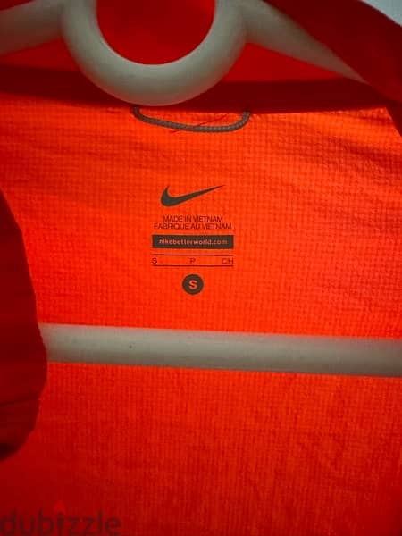 original nike windbreaker jacket red size small 2