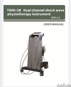 T806+2B Dual channel shock wave physiotherapy instrument