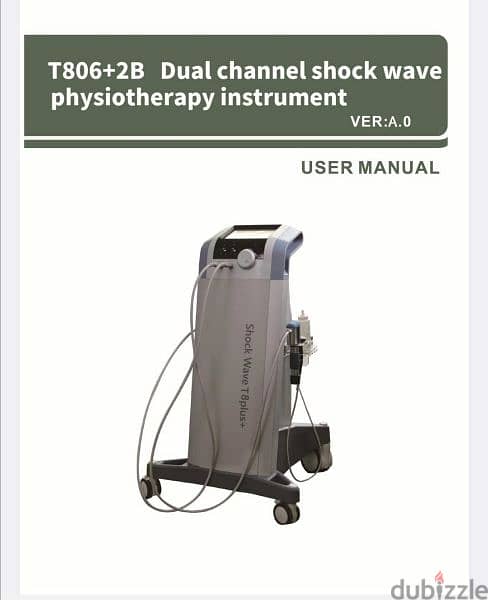 T806+2B Dual channel shock wave physiotherapy instrument 0