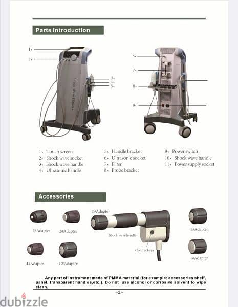 T806+2B Dual channel shock wave physiotherapy instrument 1