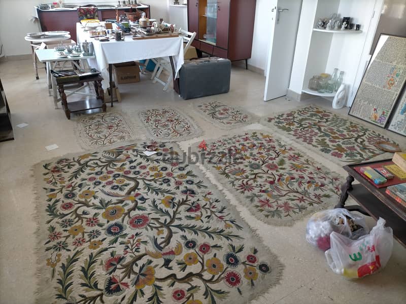 Hand Embroidered Rugs / Carpets 3