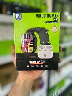 UR W9 WATCH and earphones