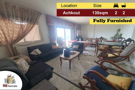 Achkout 130m2 | Fully Furnished | Well Maintained | Open View | KH |