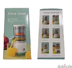 Electric portable chargeable juicer عصاره على الشارج