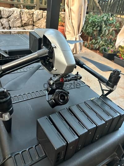 DJI Inspire 2 with X5S and 8 batteries