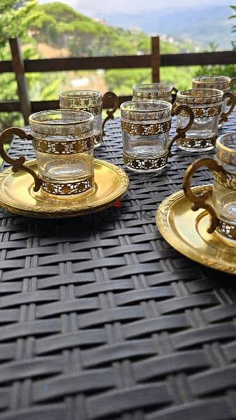 Set of coffee cups طقم فناجين 2