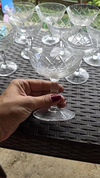 طقم كبايات كريستال Set of Crystal glasses 3