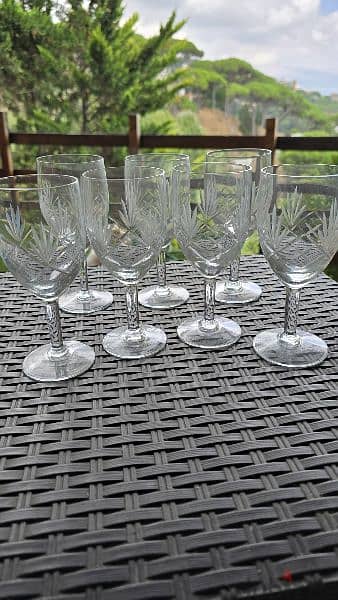 طقم كبايات كريستال Set of Crystal glasses 5