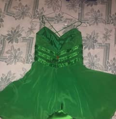 mini green dress