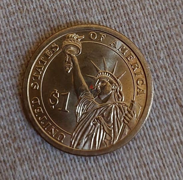 George Washington USA First President Memorial One US Dollar Coin 1