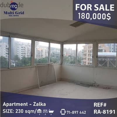 RA-8191 / Apartment for Sale in Zalka, شقة للبيع في الزلقا