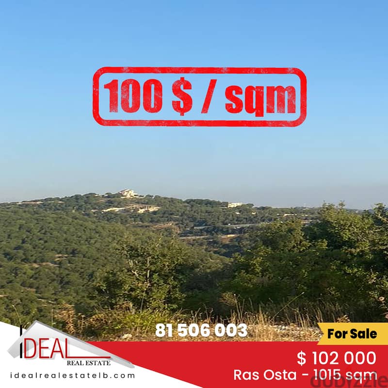 Land for sale in Ras Osta 1015 sqm ref#cd1113 0