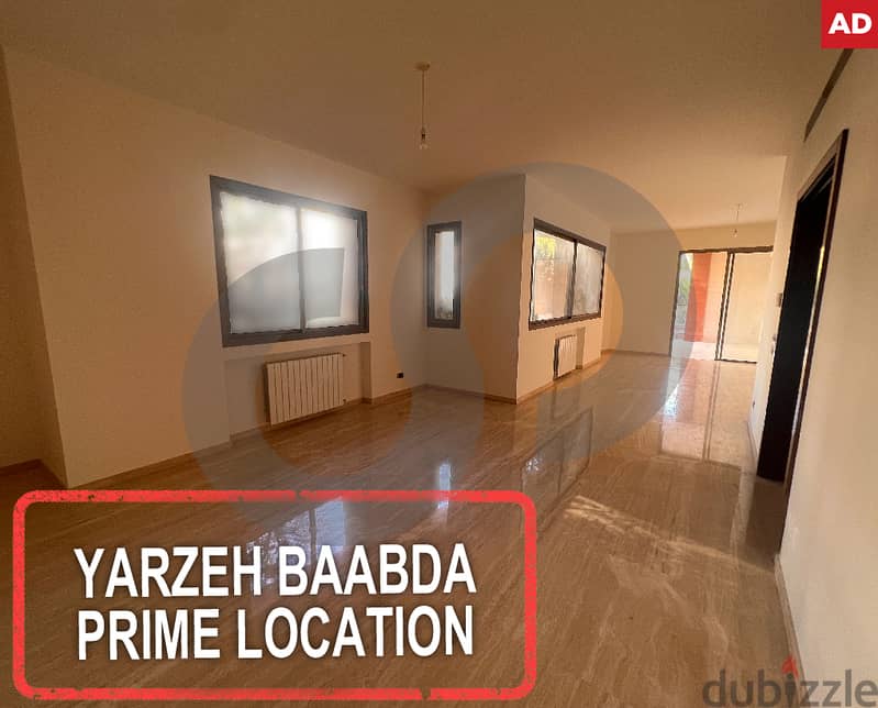 prime location - spacious - Yarzeh Baabda/يرزه بعبدا REF#AD112030 0