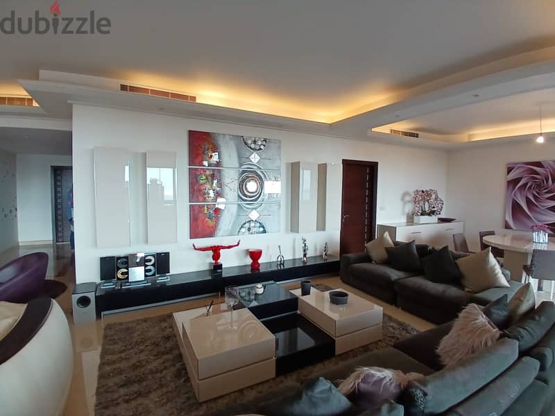 L15954-Spacious Decorated Furnished Apartment For Sale In Dbayeh 9