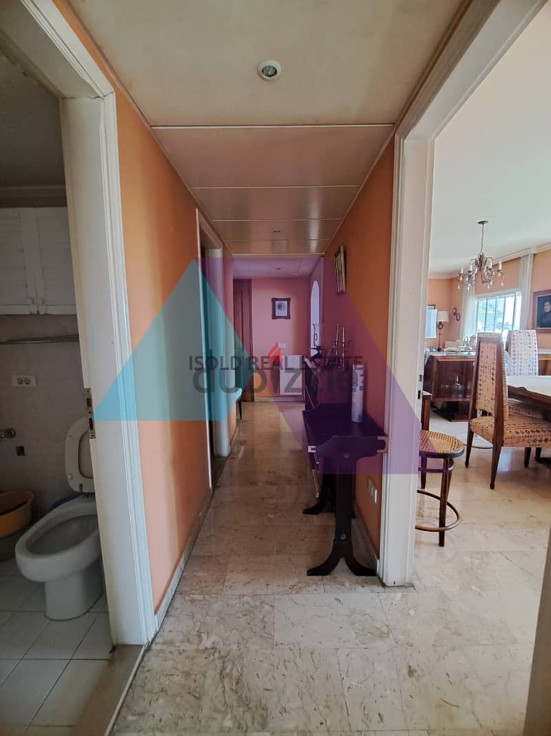 A 170 m2 apartment having an open sea view for sale in Baabda 4