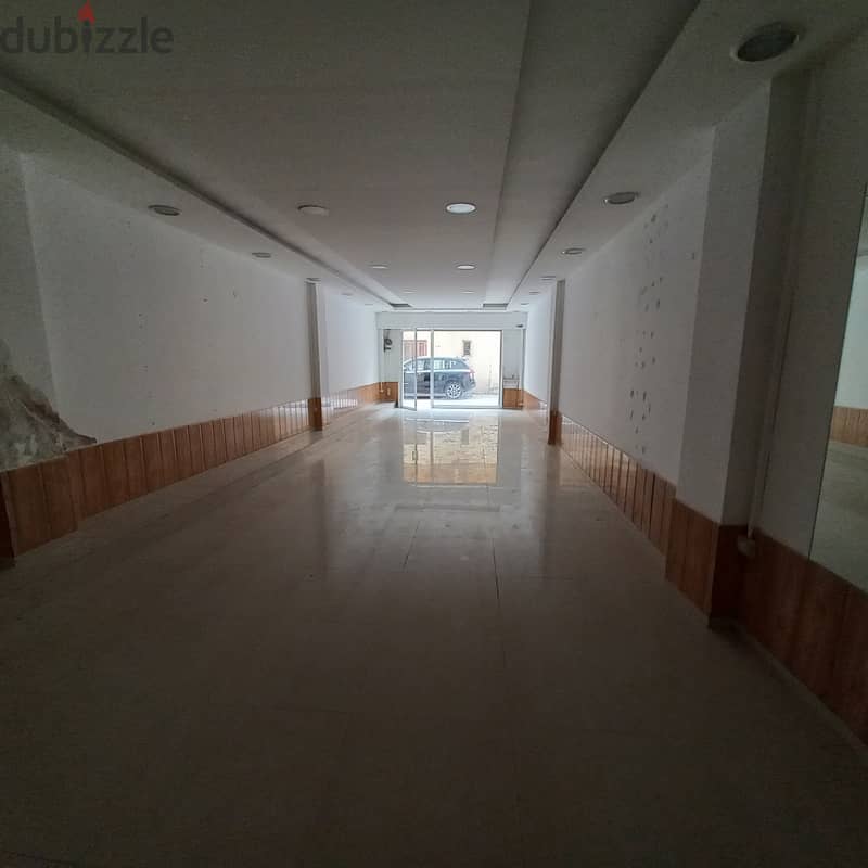 Shop for rent in Zalka محل تجاري للإيجار في الزلقا 1