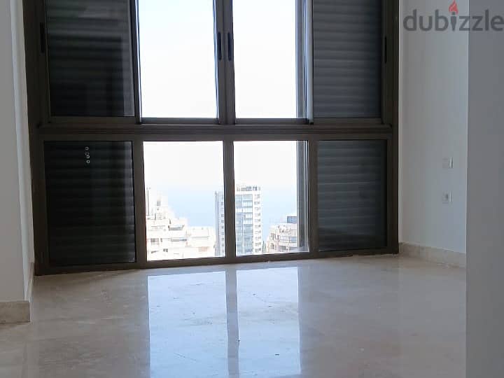 L15957-3-Bedroom Apartment with Sea View For Rent in Hamra, Ras Beirut 1