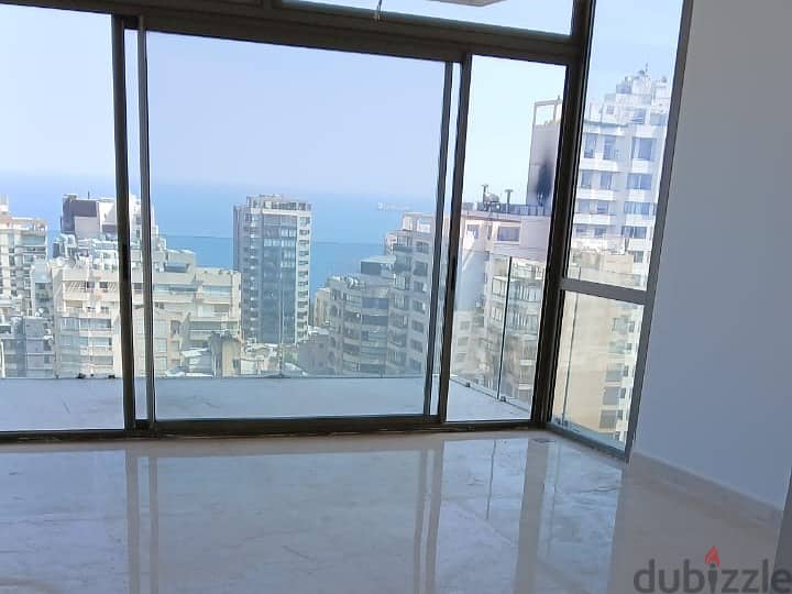 L15957-3-Bedroom Apartment with Sea View For Rent in Hamra, Ras Beirut 3