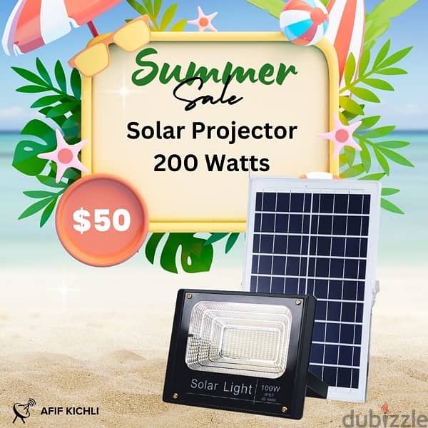 LED Solar Projector New 1