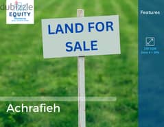 240 SQM Land For Sale In Achrafieh أرض للبيع في الأشرفية #JZ88024 0